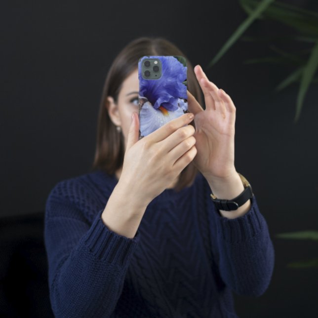 Purple Bearded Iris Floral Case-Mate iPhone Case (In Situ)