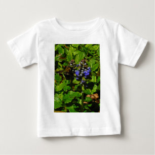 Purple Bee Balm and Bumble Bee Baby T-Shirt