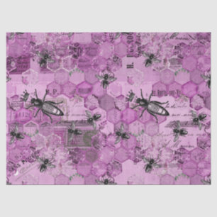 Purple Bee Series Design 11 Tissue Paper