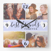 purple best friends script name 4 photo collage