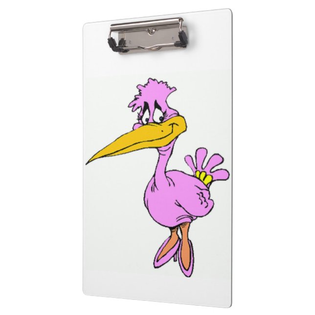 PURPLE BIRD CLIPBOARD (Left)