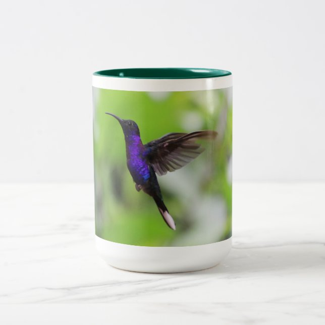 Purple Bird Coffee Mug (Center)