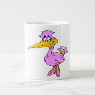 PURPLE BIRD LARGE COFFEE MUG