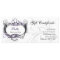 purple,black and white Chic Gift Certificates