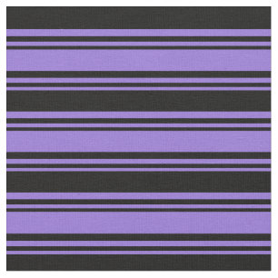Purple & Black Coloured Stripes Pattern Fabric