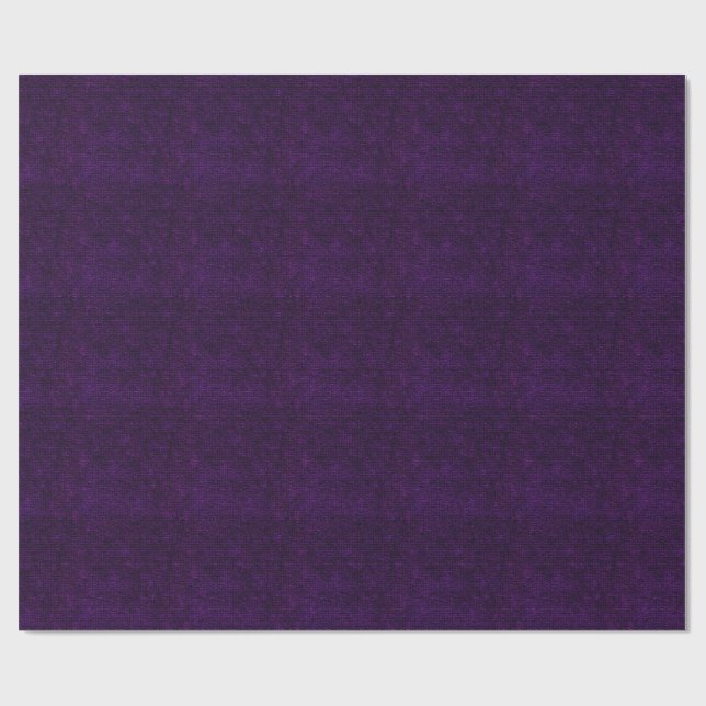 Purple Black Glossy Wrapping Paper  (Flat)