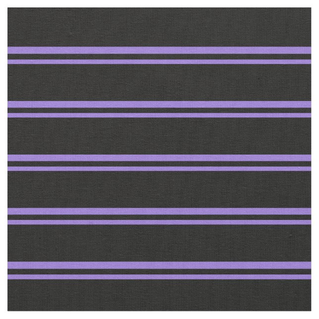 Purple & Black Lined/Striped Pattern Fabric (Close Up)