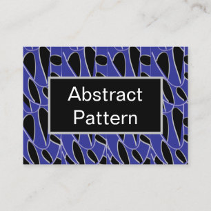 Purple Black Modern Abstract Business Card