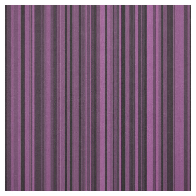 Purple Black Stripes Fabric (Swatch)