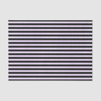 PURPLE & BLACK STRIPES TISSUE PAPER