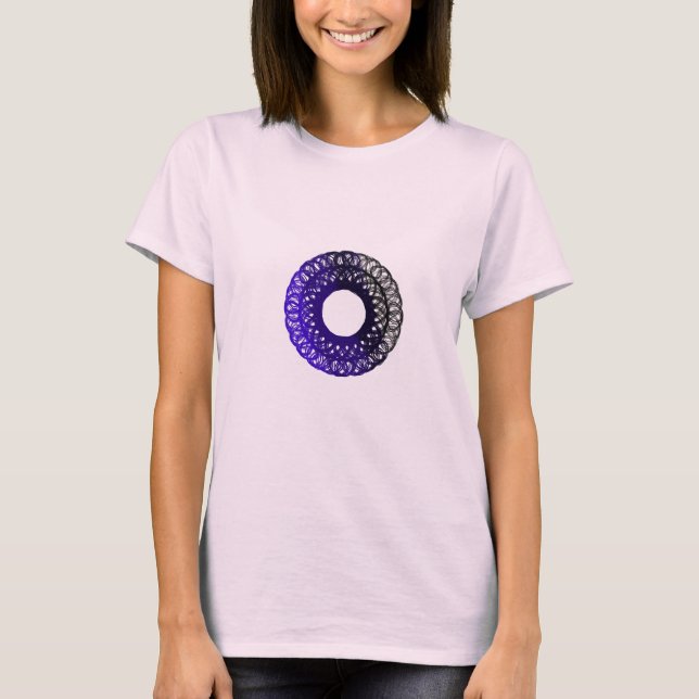 purple-black torpam design T-Shirt (Front)
