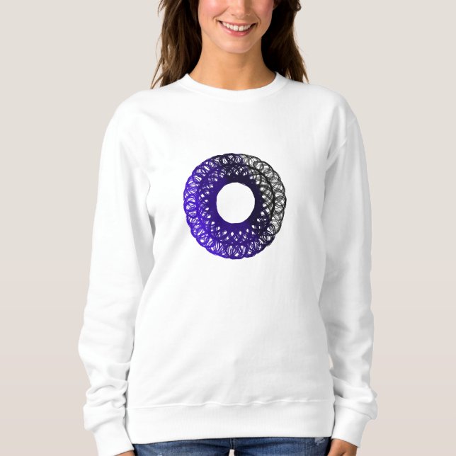 purple-black torpam female sweatshirt (Front)