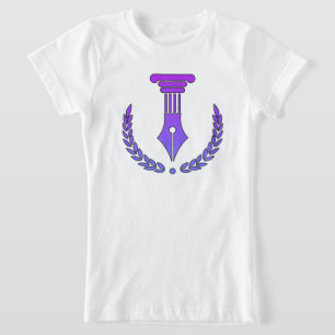 Purple & Black Vector T-Shirt