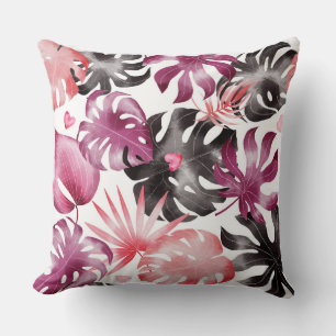 Purple/Black Watercolor Pillow
