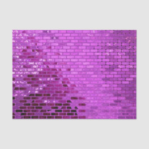 Purple Block Shimmer Pattern Tissue Paper