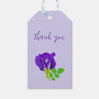 Purple Bloom Floral Gift Tags