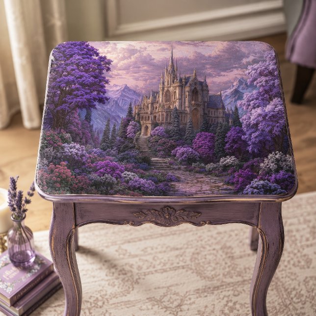 Purple Blossom Epic Gothic Fantasy Castle Tissue Paper (Creator Uploaded)
