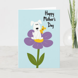 Purple Blossom Mothers Day Card
