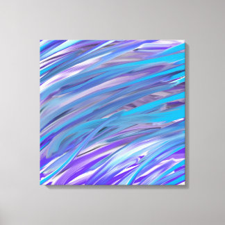 Purple Blue Abstract Canvas Print