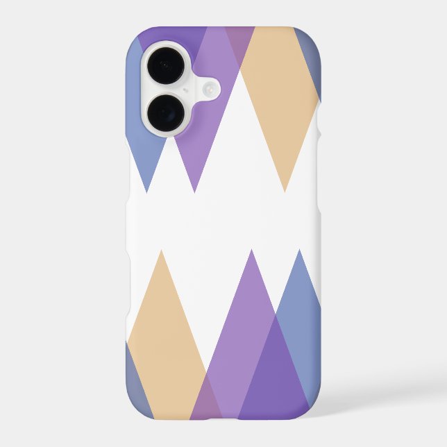 Purple, blue and yellow triangles (Back)