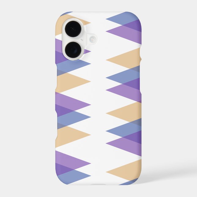 Purple, blue and yellow triangles (Back)