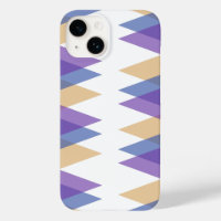 Purple, blue and yellow triangles