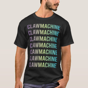 Purple Blue Claw Machine Crane T-Shirt