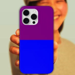 Purple & Blue Colour Combination iPhone 15 Pro Max Case