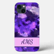 Purple Blue & Cool Abstract Shapes Design