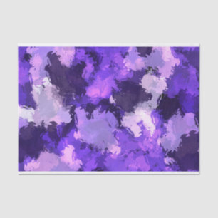 Purple Blue & Cool Modern Elegant Design Tissue Paper