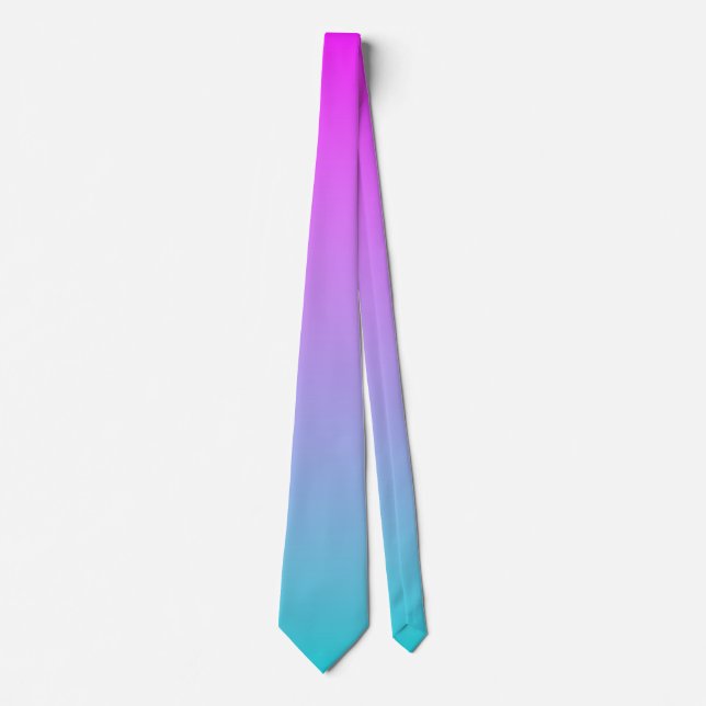 Purple Blue Gradient Tie (Front)