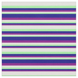 Purple, Blue, Green, and Light Yellow Coloured Fabric