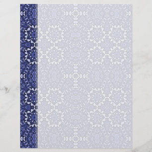 Purple Blue Kaleidoscope Pattern Custom