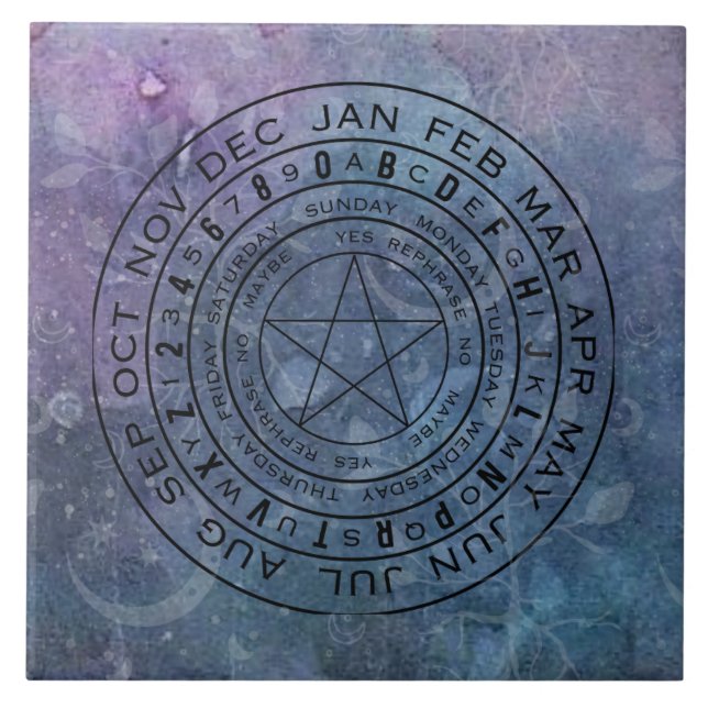  Purple Blue Pendulum   Tile (Front)