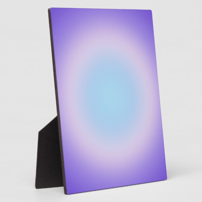 Purple Blue Pink Aura Gradient Plaque (Side)
