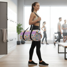 Purple Blue Pink Boho Wildflower Personalized