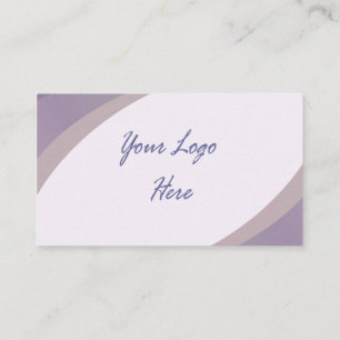 Purple & Blue Professional Business Card