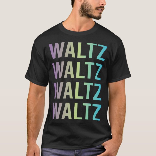 Purple Blue Waltz T-Shirt (Front)