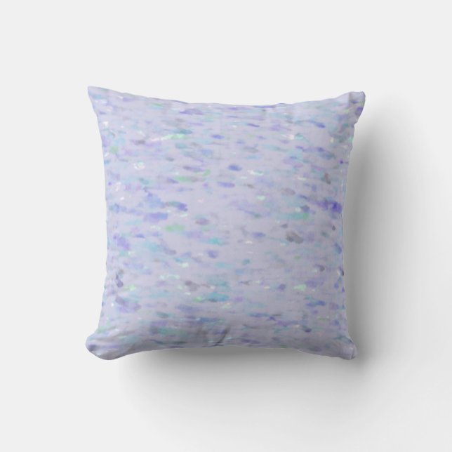Purple Blue Watercolor Cushion (Front)