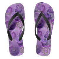 Purple Boho Damask Pattern