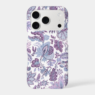 Purple Boho Vintage Floral Print