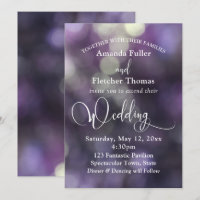 Purple Bokeh Light & Typography 32 Wedding 3