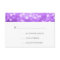 Purple Bokeh Lights Elegant Wedding RSVP