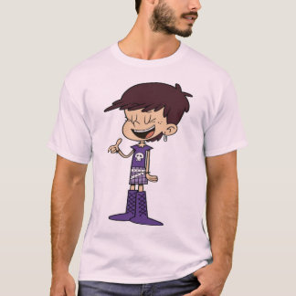 Purple Boots Rebel Girl T-Shirt