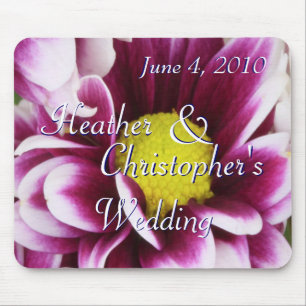 Purple Bouquet Mouse Pad