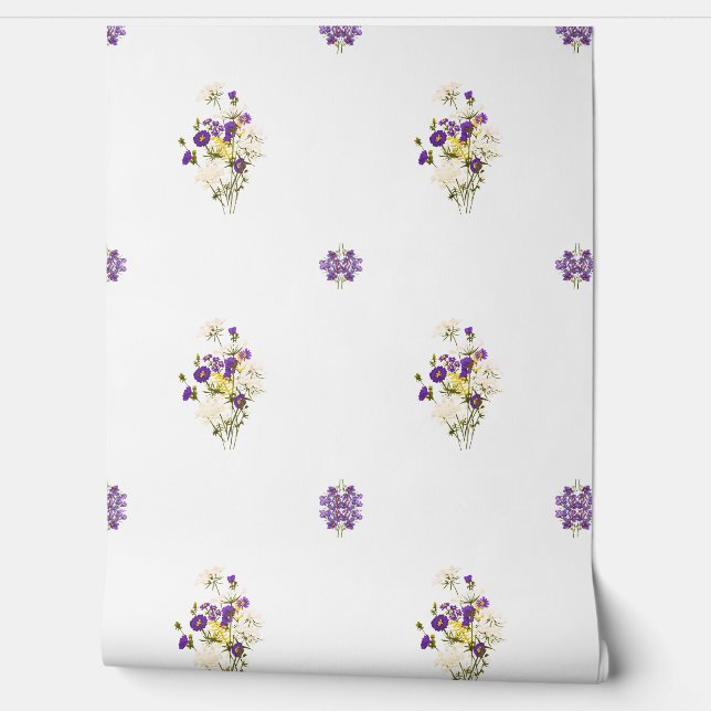 Purple Bouquet Wallpaper (Unrolling)