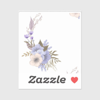 Purple boutique style floral