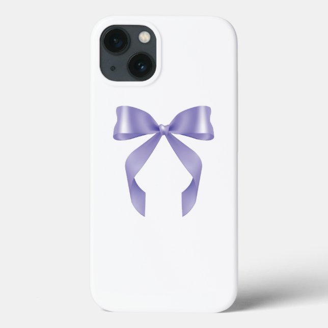Purple Bow Coquette Design iPhone / iPad case (Back)