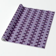 Purple Brick Wall Seamless Pattern