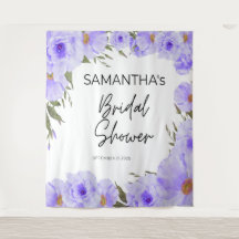 Purple bridal shower   flower Tapestry